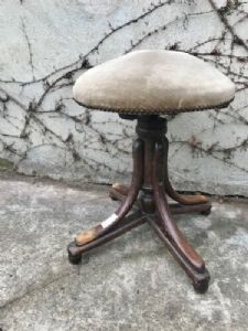 Thonet Style Piano Stool - Restored (work in progress)_car 1529